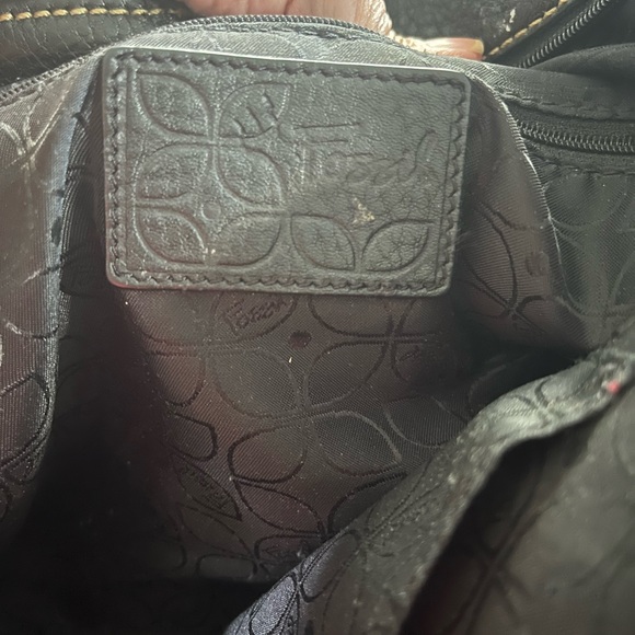 Fossil black pebbled leather purse - Picture 6 of 9